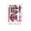 TELA JUDY RED/BLACK DRESS YOUR DOLL
