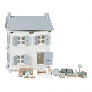 Huella Alfombra de Baño-Azul casa de muñecas en miniatura de Baño Accesorios 