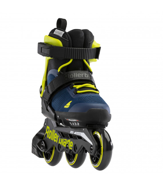 T33-36 PATINES EN LINEA MICROBLADE 3WD BLUE/LIME ROLLERBLADE