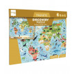 PUZZLE MAGNETICO DISCOVERY WORLD SCRATCH