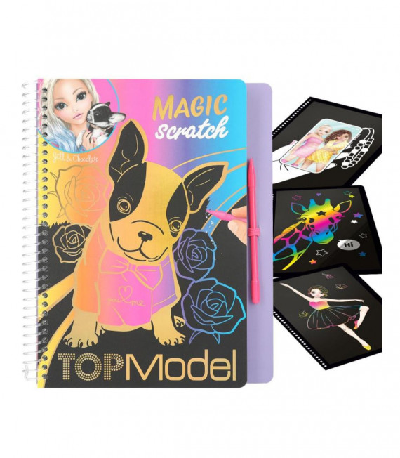 MAGIC-SCRATCH BOOK TOP MODEL