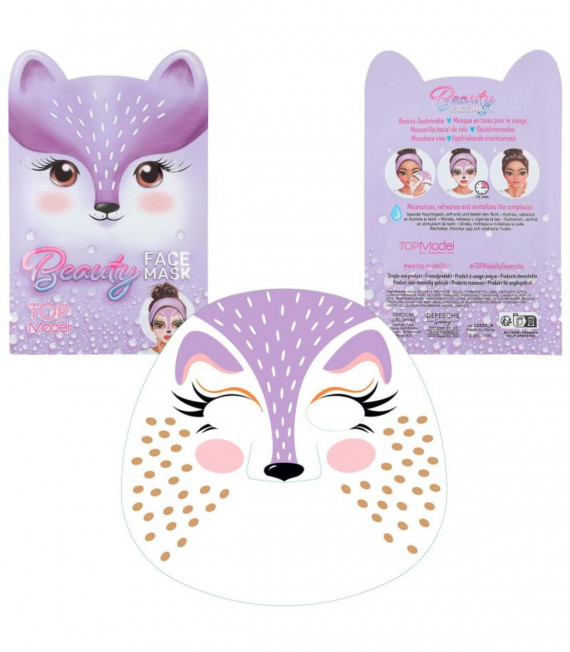 MASCARILLA FACIAL ANIMALES BEAUTY AND ME TOP MODEL